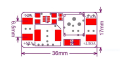 Voltage Booster 2A 2-24V MT3608 DC-DC Step Up Power Apply Module Booster 2A Power Module for Arduino. 