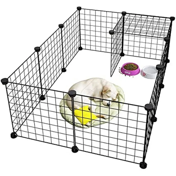 Foldable%20Pet%20Playpen%20Iron%20Fence%20Small%20Puppy%20Kennel%20House%20Exercise%20Training%20Puppy%20Kitten%20Space%20Dogs%20Supplies%20-%20Image%202