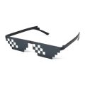 Mosaic Sunglasses Trick Toy Glasses Funny Pixel Glasses For Women And Men--black. 