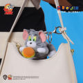 Cat and Mouse Fun Stretchable Vibration Stuffed Toy Pendant Creative Burger Cheese Doll Decompression Doll. 
