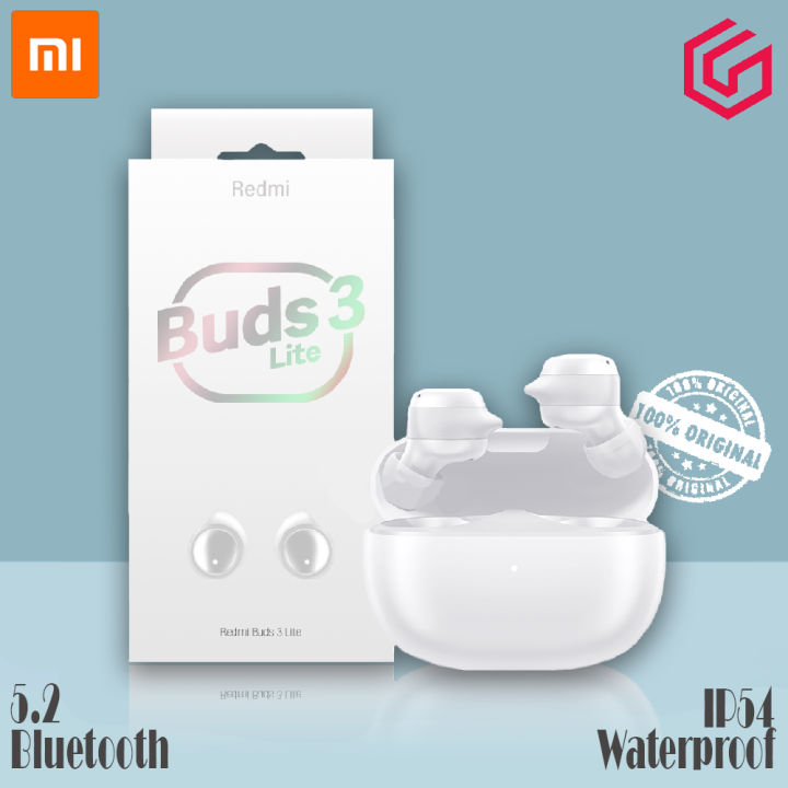 Xiaomi Redmi Buds 3 Lite - Redmi Buds - Buds 3 Lite - Buds Lite - Earbuds - Bluetooth V5.2 - True Wireless Earbuds / Air Dots - Model M2110E1 - White