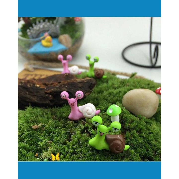 Cute Cartoon Snail Miniature Decor Fairy Garden