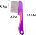 (Large Size) Stainless Steel Hair Lice Comb Brush Remove Ticks Slow Children Fine Tooth Chip Flee Metal Nit Head Lice Hair Comb Anti-Lice Comb Flea Removal Lice Egg Hair Comb, By Miss Rosi Store.. 