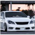 Royal Stance WHITE Decal Car Sticker Crown JDM Vinyl Auto Front Windshield Window Tuning Car Styling. 