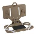 Mirage Tactical Vest Cell Phone Holder Outdoor Tactical Vest Phone Holder Chest Mount for Navigation Board Camping Universal Smartphone Carrier for Chest-mounted Phone Holder. 