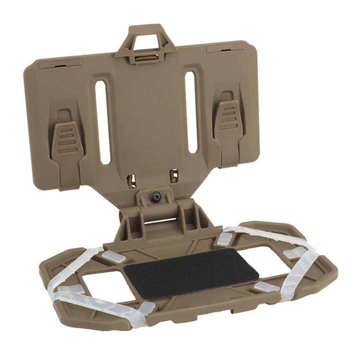 Mirage Tactical Vest Cell Phone Holder Outdoor Tactical Vest Phone Holder Chest Mount for Navigation Board Camping Universal Smartphone Carrier for Chest-mounted Phone Holder