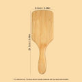 Bamboo Wooden Bristle With Tips Large Size Brush Scalp Massage Hair Beauty Large Plate Comb Home Use, Natural Bamboo Air Cushion Hair Brush Wooden Massage Comb for Smoothing Detangling Anti-Static Hair Care. 
