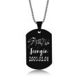 Men Women Kpop Jewelry Accessory Stray Kids Group Member Birthday Signature Pendant Stainless Steel Necklace Accessories as Gift. 