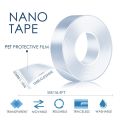 Nano Double-Sided Tape  Nano tape (Double sided Washable silicon Transparent tape) Transparent Traceless Waterproof tape PMP. 