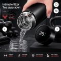 Temperature Water Bottle 500ml | LED Digital Temperature Display | Smart Stainless Steel Thermos. 