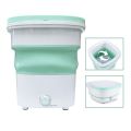 Mini Washing Machine Foldable Washing Machine Portable Washing Machines Portable Folding Washing Machine with Spin Dryer 2 Kg. 