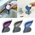 Leaf Shape Soap Box Self Draining Soap Holder Leafology Decorative Drainage Soap Holder Plastic Soap Dish. 