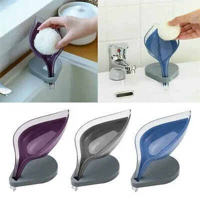 Leaf%20Shape%20Soap%20Box%20Self%20Draining%20Soap%20Holder%20Leafology%20Decorative%20Drainage%20Soap%20Holder%20Plastic%20Soap%20Dish%20-%20Image%204