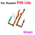 For Huawei P40 Lite 4G 5G JNY-L21A JNY-L01A Nova 6SE Nova 7i Touch ID Fingerprint Sensor Flex Home Menu Button Flex Cable. 