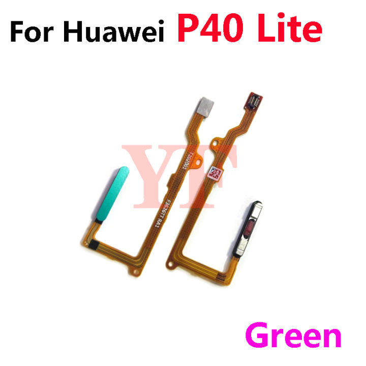 For Huawei P40 Lite 4G 5G JNY-L21A JNY-L01A Nova 6SE Nova 7i Touch ID Fingerprint Sensor Flex Home Menu Button Flex Cable