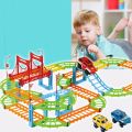 DIY Electric Racing Rail Kids Train Track Model Toy Baby Railway Track-877. 