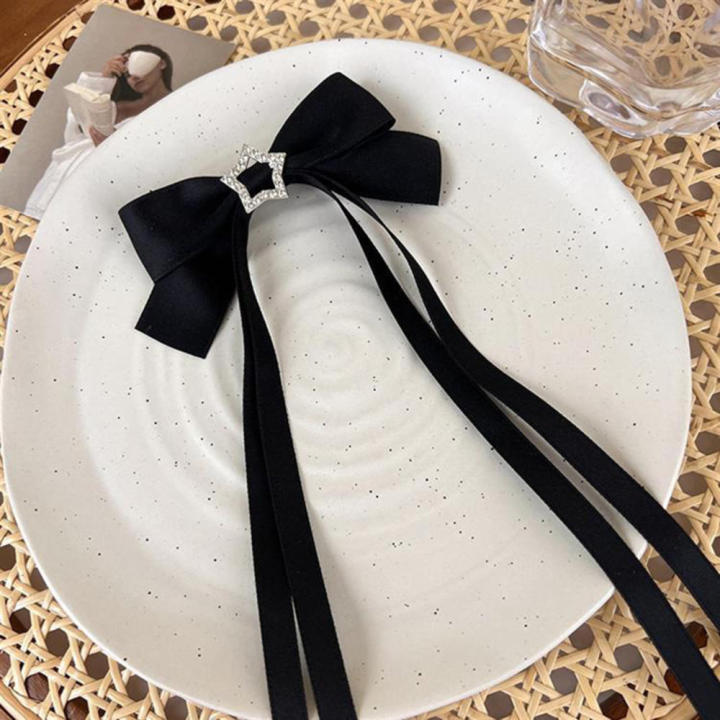 Kawii Star hair clips Trendy Sweetheart Elegant Bowknot hair clips Silk ribbon Cute Girls' hair accessories for Daily wear Party hairstyles School accessories Teenagers Hair styling tools