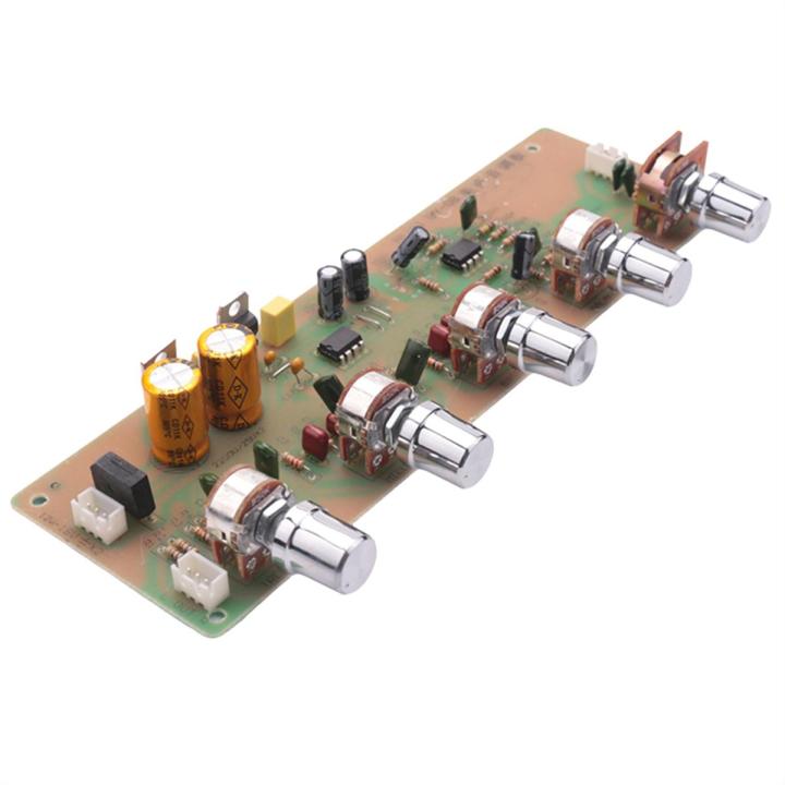 1 Piece Hifi Audio Preamplifier Board 2.0 Balance Adjustable Audio Preamp Board with Tone Control