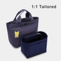EverToner Large Capacity Felt Insert Bag for UNIQLO 430157 Portable Inner Purse Organizer Felt Cloth Cosmetic Makeup Bag Support Bag in Bag. 