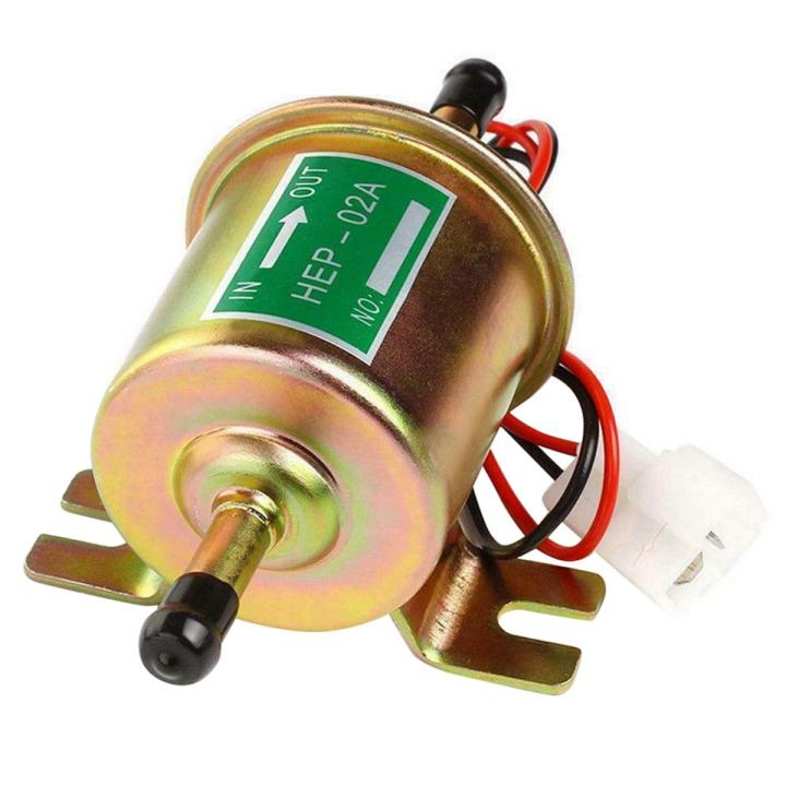 Universal Electric Fuel Pump,HEP-02A, 12V Low Pressure Electric Fuel Pump Petrol Gas Diesel Pump