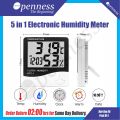 Advanced Instruments HTC-1 Electronic Temperature Humidity Meter, For Medical Indoor Room LCD Digital Thermometer Hygrometer Weather Station Alarm Clock. 
