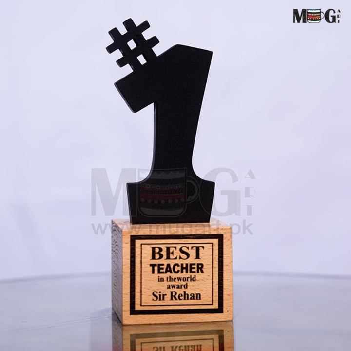 Best Teacher In World Award | Personalized With Name | By MugArt.PK
