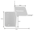 Solar Panel Mount Solar Panel Mount Rack Z Bracket RV Roof Boat Kit ZJ-10. 
