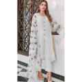 Summer Fancy Lawn Collection, Unstitched 3 Piece Suit for Women. 