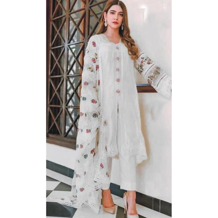 Summer Fancy Lawn Collection, Unstitched 3 Piece Suit for Women