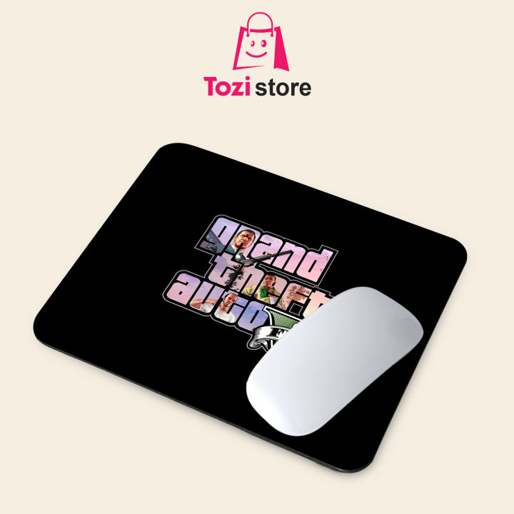 Gaming Mouse Pad Premium  8" x 6.5  Thick Non-Slip Rubber Base, Smooth Cloth Surface for Precision Control - Tozistore