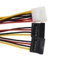 4 Pin Ide Molex To 15 Pin 2 Serial Sata Hard Drive Power Adapter Cables 3.5 Inch Sata Hard Disk Computer 4pin To 15pin Ide Cable. 