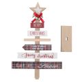 Indoor Christmas Signs, No Fading Christmas Signs Decor Bells Wooden for Home. 
