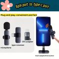 Wireless MIC Type C/IOS/Android/USB/AUX 3.5mm Mic K8/K9/K15/K35 Wireless Single/Double Microphone For Interview, Vlogging , Podcast. 