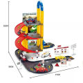 City Parking - 3 Level Garage Station Play Set - 4 Cars Vehicles - 53 pcs. 