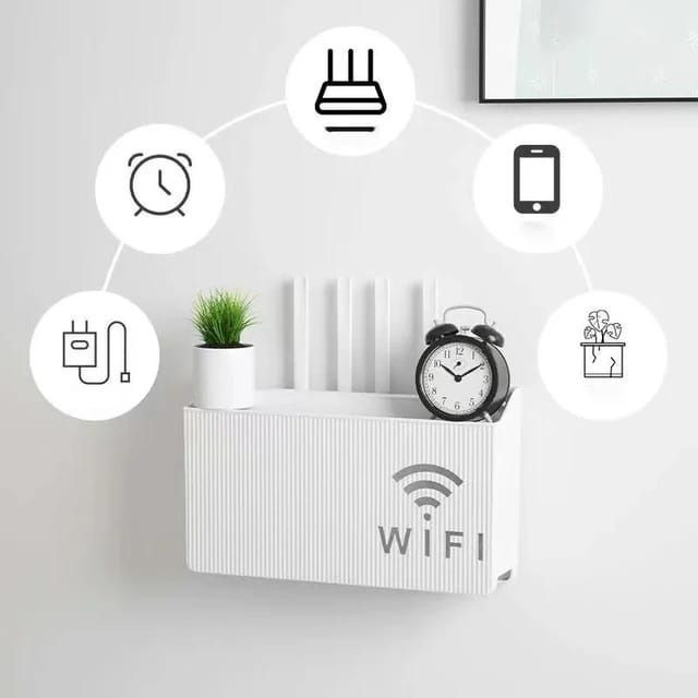 (White)%20Wall-mounted%20router%20box%20Office%20Media%20Decor%20Console%20Wifi%20Wifi%20box%20Wireless%20storage%20boxes%20Rack%20Bracket%20Hangings%20Wall%20Shelf%20-%20Image%204