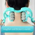 Neck Massager, 6 Wheel Neck Massager, Spine Massager, Multifunctional Home Use Fatigue Relief ,Cervical Neck Massager, Deep Massager, The Best Neck Massager, Best Massagers For Neck And Back, Neck And Shoulder Massager. 