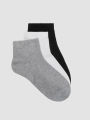 Cotton Hosiery Ankle Socks for Men Women – Pack of 3 Pair – Multi Color. 
