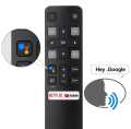 New Voice Remote Control for Hitachi TCL Smart TV LED with Google Assistant & Netflix Button. 