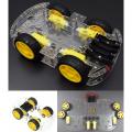 4-Wheel Robot Smart Car Chassis Kits Car Model With Speed Encoder For Arduino. 