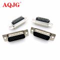 【All Of Me】DB26 3Rows Black Parallel Port 26Pin D Sub Male Female 26 Wire Solder Connector Socket VGA Adapter female. 
