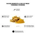 Wild Turmeric Fine Powder  Amba Haldi - Ambia Haldi Amiya Haldi (Jangli Haldi) 100gm. 