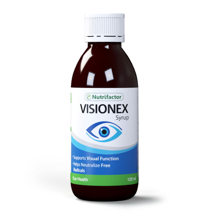 Nutrifactor Visionex - Eye Health Supplement with Lutein, Zeaxanthin, Vitamin A, C, E & Zinc | Protect Eyes from Blue Light & UV Rays and Support Clear Vision & Strong Eyesight | 120 mL