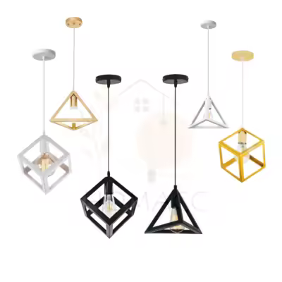 Square & Triangle Pendant Light