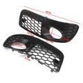 For Automotive Pair Front Bumper Fog Lamp Light Grill Grille For VW Jetta MK5 GTI GLI 2006-2009. 