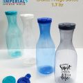1.6L Slim Multi-Purpose Fridge Bottle with Cap for Beverage Storage, Reusable and Eco-Friendly, Random Colors. 