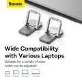 Baseus Laptop Stand, 2Pcs Adjustable Aluminum Laptop-Kickstand For 13 inch and Above Laptops. 