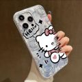 Anime Pink Hello Kitty Cute Girl Cartoon Phone Case Infinix Hot 50i / Infinix Smart 9 Line Cute Cat Soft. 