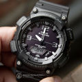Casio Digital Youth Black Dial With Black Rubber Strap Men's Watch - AQ-S810W-1A2VDF. 