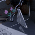 Transparent acrylic note board, small size, portable, simple. 