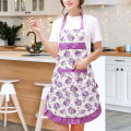 Cooking Bib Soft Texture Korean Style Cooking Apron. 
